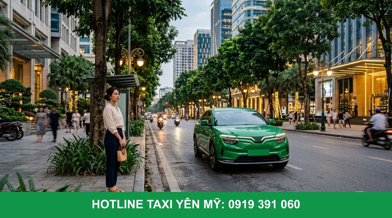 Taxi Yên Mỹ - VinFast Limo Green